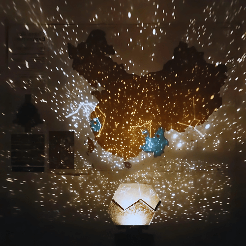 Galaxy Star Projector Lamp - LED Night Light - Decorative Lighting - Celestial Style - Image 3