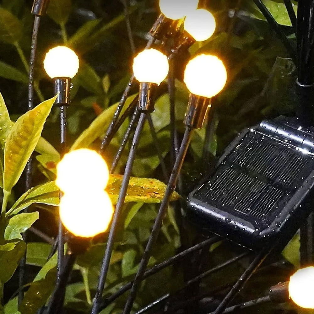 Garden Firefly Lights (Pack of 2) – Solar Stake Lights, 70 cm, 6 LED