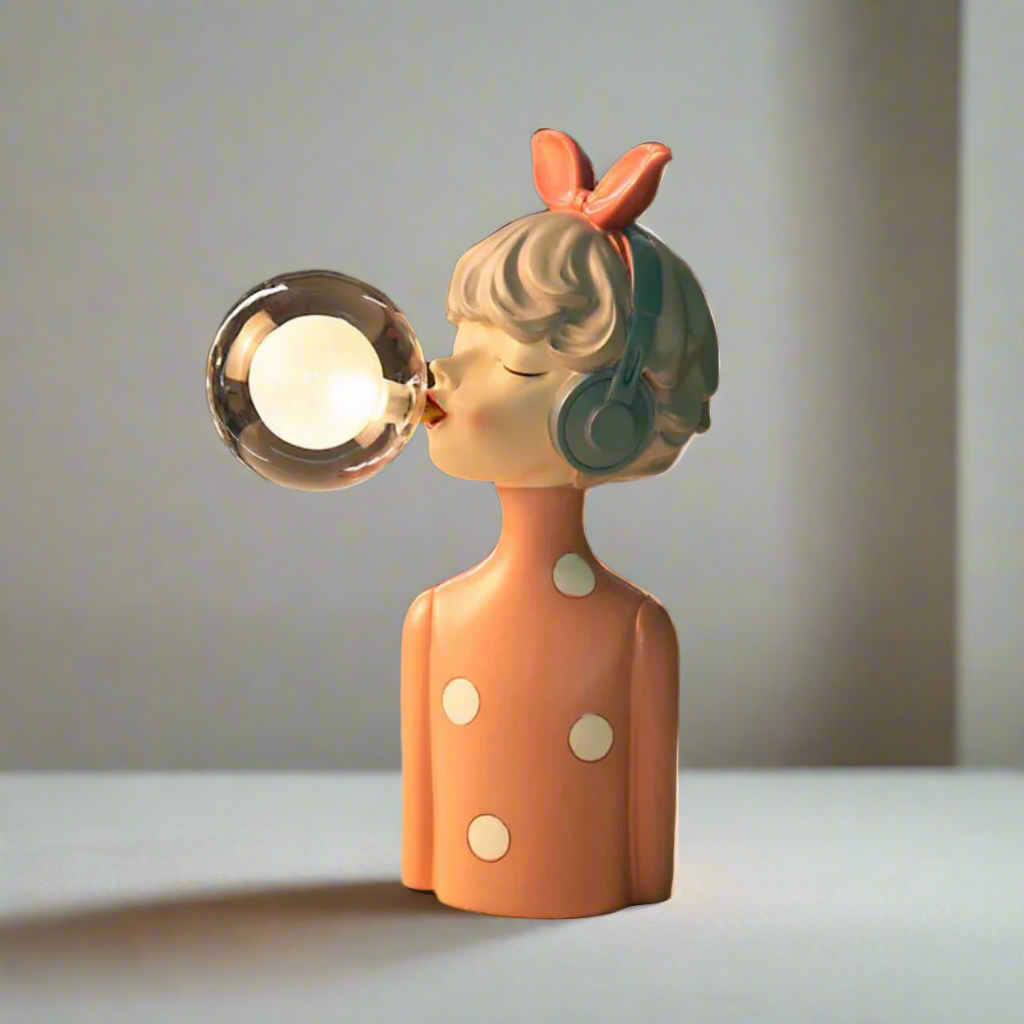 Girl Table Lamp - Resin - Decorative Lighting - Modern Design - Image 7