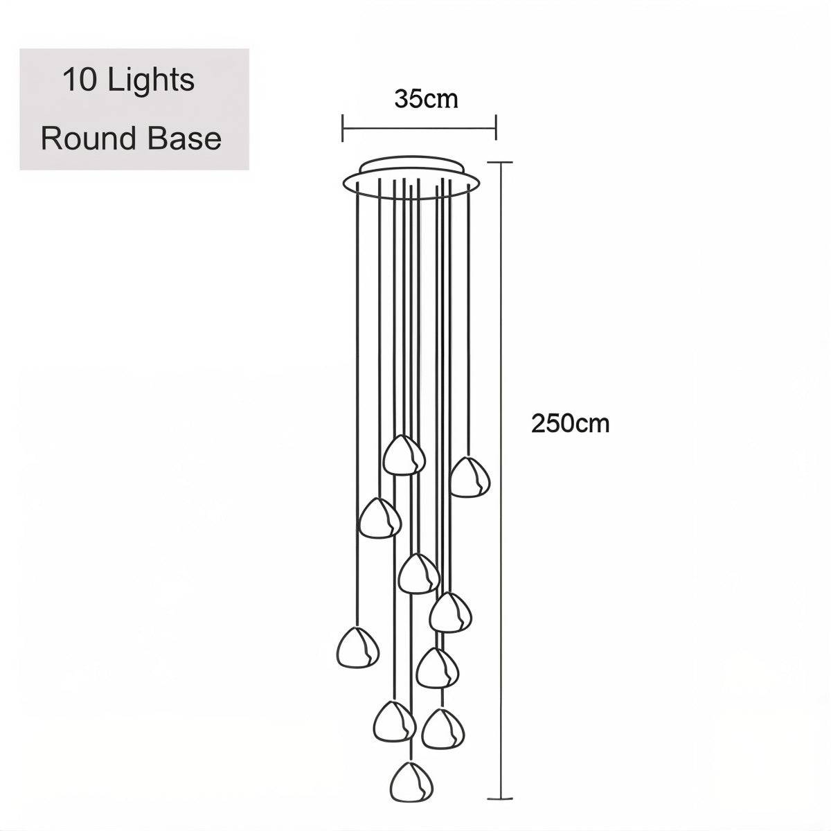 Glass Ball Pendant Light - Modern Hanging Chandelier - Elegant Lighting Fixture - Image 11