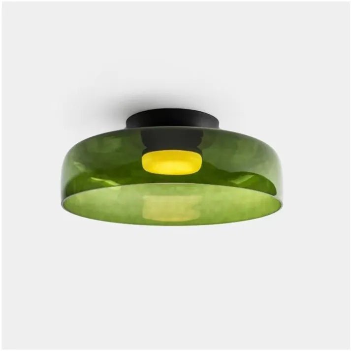 Glass Ceiling Lamp - Contemporary Flush Mount Light - Scandinavian Style - Image 10