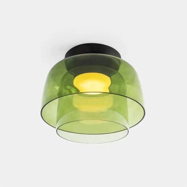 Glass Ceiling Lamp - Contemporary Flush Mount Light - Scandinavian Style - Image 14