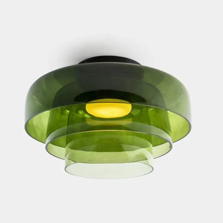 Glass Ceiling Lamp - Contemporary Flush Mount Light - Scandinavian Style - Image 15