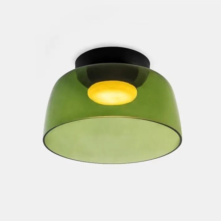 Glass Ceiling Lamp - Contemporary Flush Mount Light - Scandinavian Style - Image 17