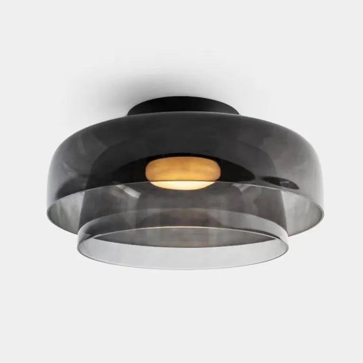 Glass Ceiling Lamp - Contemporary Flush Mount Light - Scandinavian Style - Image 5