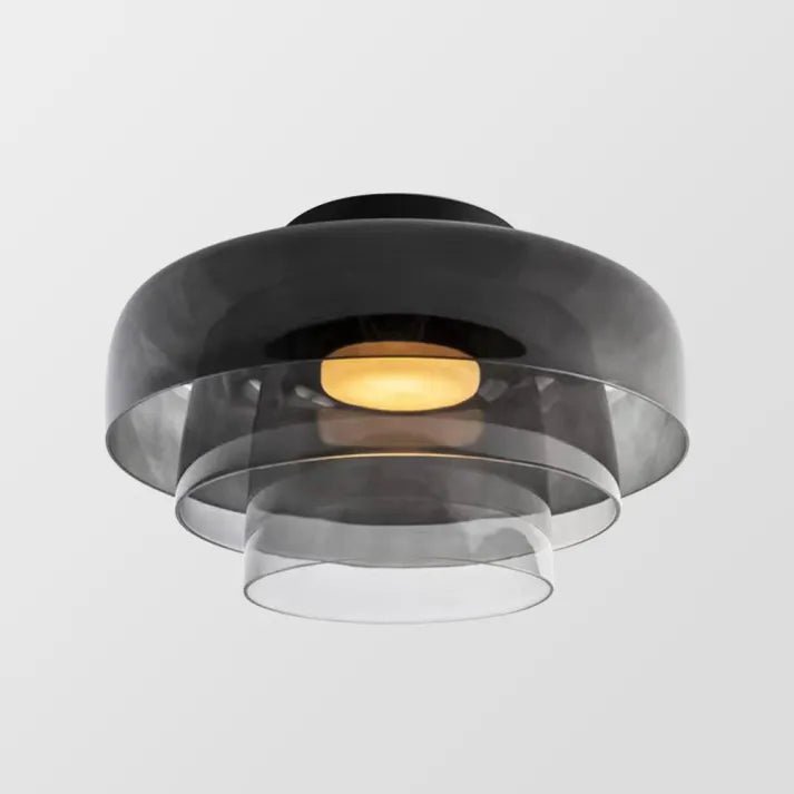Glass Ceiling Lamp - Contemporary Flush Mount Light - Scandinavian Style - Image 6