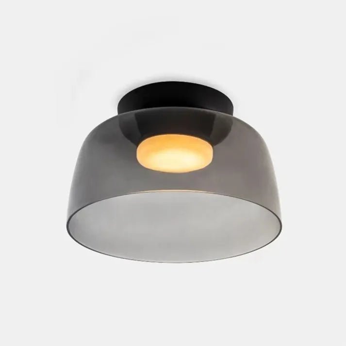 Glass Ceiling Lamp - Contemporary Flush Mount Light - Scandinavian Style - Image 8