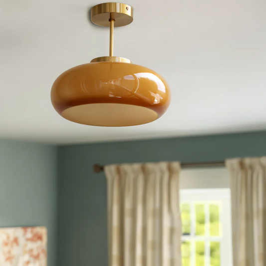 Glass Ceiling Light - Modern Minimalist - Stylish Pendant Lighting - Image 1