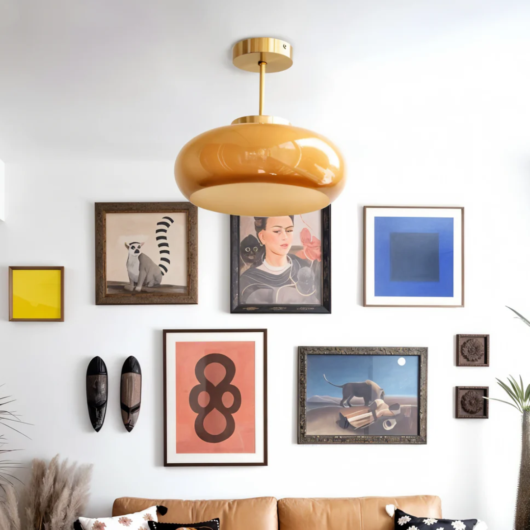 Glass Ceiling Light - Modern Minimalist - Stylish Pendant Lighting - Image 2