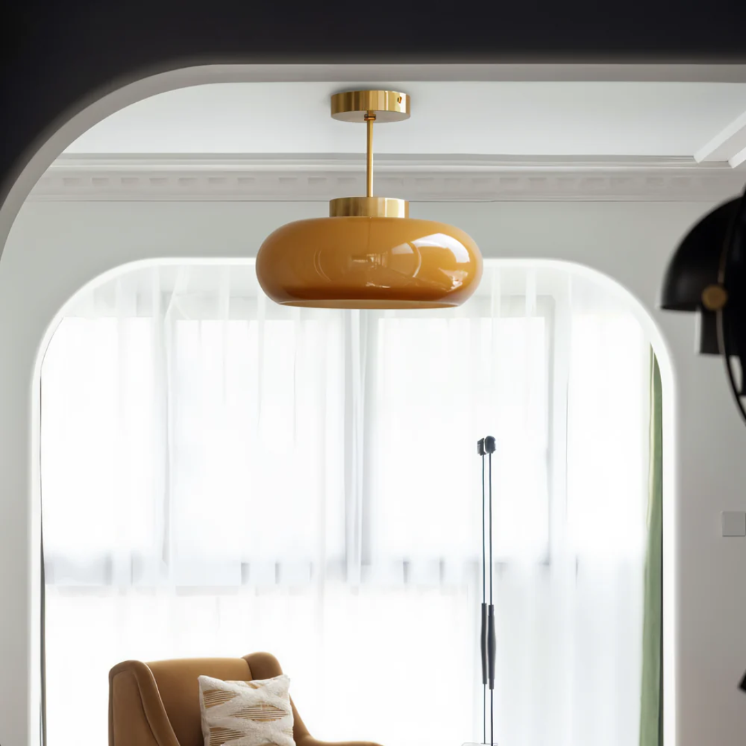 Glass Ceiling Light - Modern Minimalist - Stylish Pendant Lighting - Image 3
