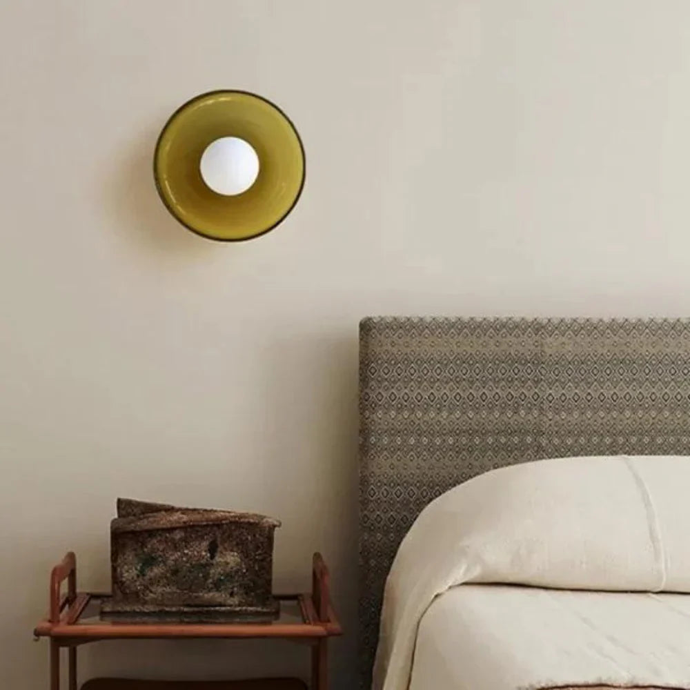 Glass Disc LED Light - Modern Ceiling or Wall Fixture - Stylish Lighting - Image 2