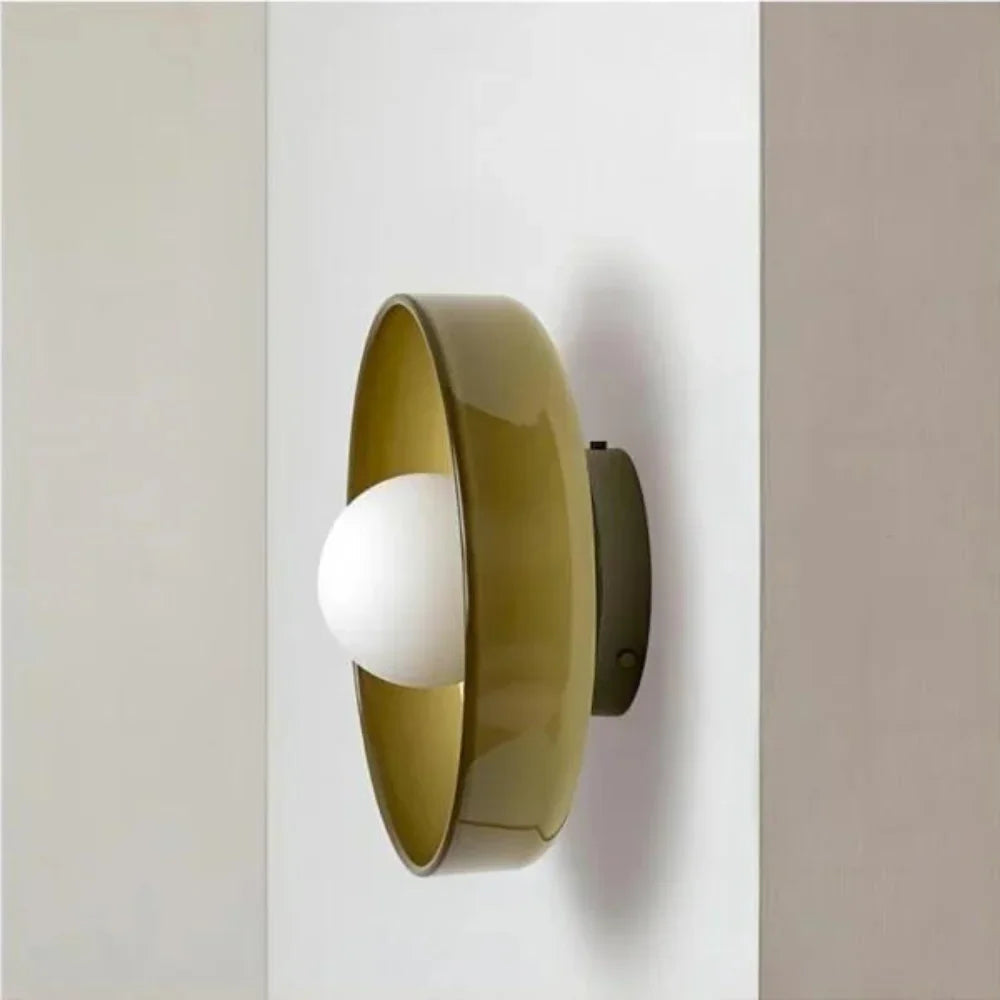 Glass Disc Wall & Ceiling Light - Modern LED Fixture - Stylish Lighting - Image 5