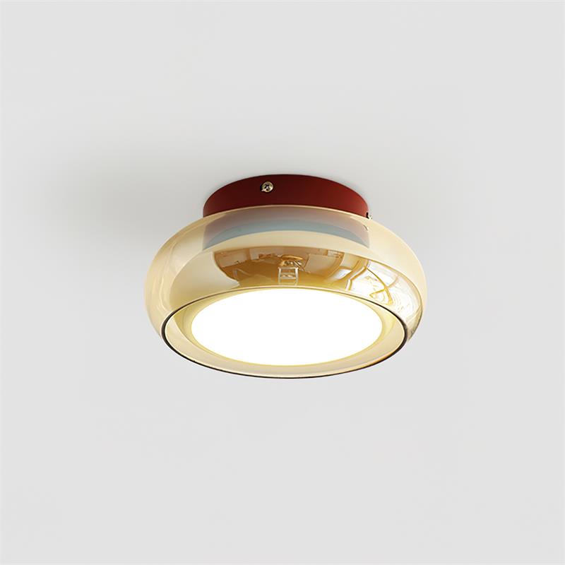 Glass Flush Mount Ceiling Light - Retro Style - Stylish Home Lighting - Image 6