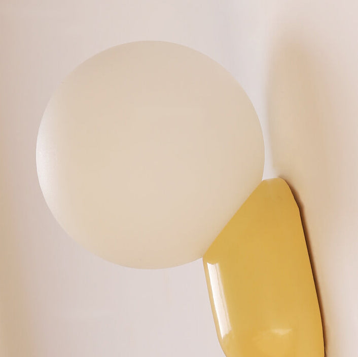 Glass Globe Wall Light - Modern Resin Accent Lighting - Elegant Sconce - Image 5