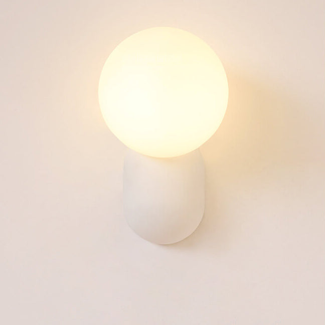 Glass Globe Wall Light - Modern Resin Accent Lighting - Elegant Sconce - Image 8