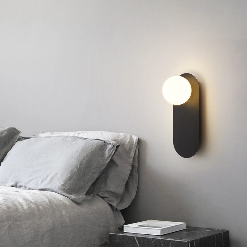 Glass Globe Wall Sconce - Minimalist Iron Wall Light - Elegant Nordic Style - Image 4