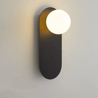 Glass Globe Wall Sconce - Minimalist Iron Wall Light - Elegant Nordic Style
