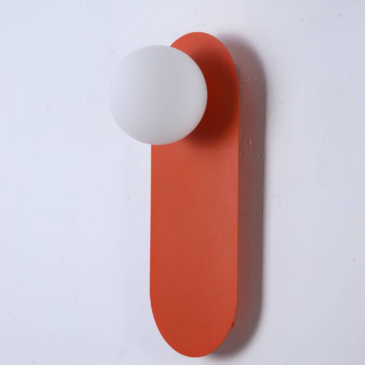 Glass Globe Wall Sconce - Modern Iron Wall Light - Nordic Style Lighting - Image 1