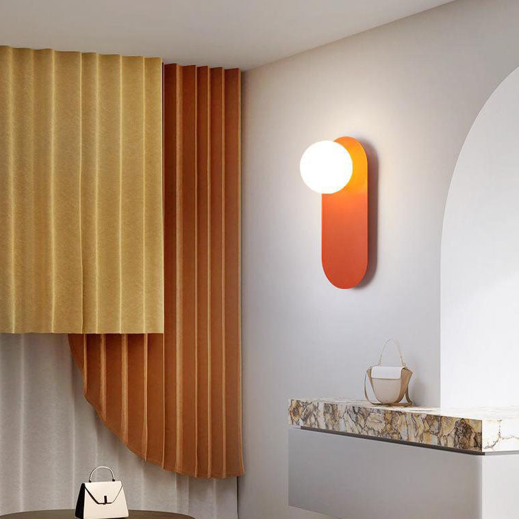 Glass Globe Wall Sconce - Modern Iron Wall Light - Nordic Style Lighting - Image 3