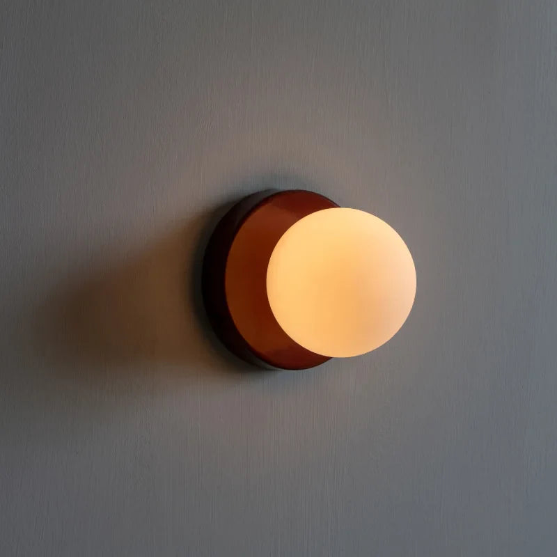 Glass Globe Wall Sconce - Modern LED Wall Light - Stylish Fixture - Image 5