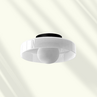 Glass LED Ceiling Light - Modern Flush Mount Fixture - Stylish Home Lighting