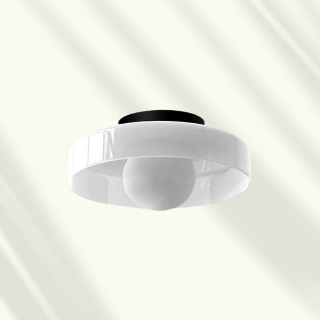 Glass LED Ceiling Light - Stylish Flush Mount Fixture - Modern Home Lighting - Image 3