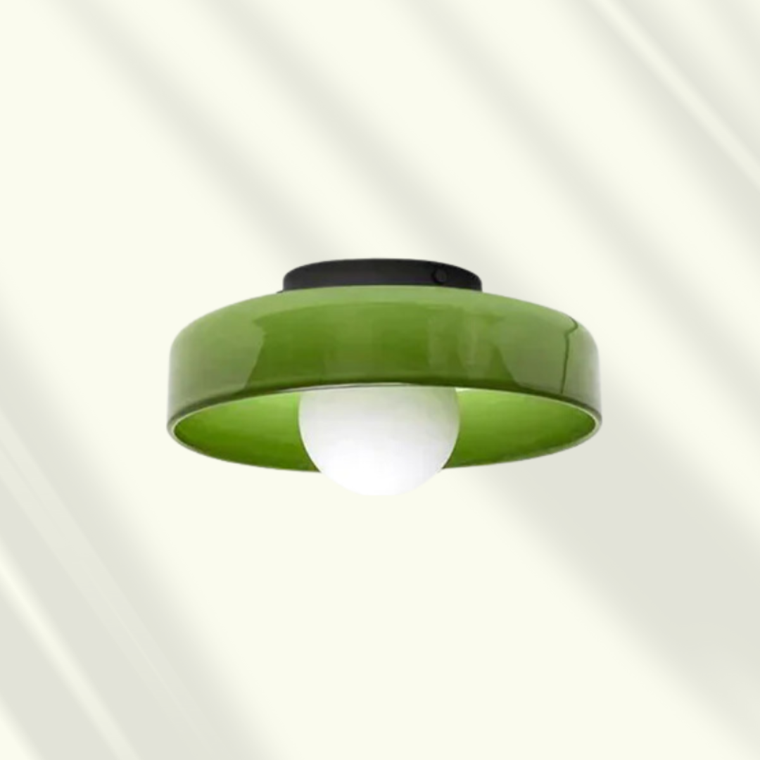Glass LED Ceiling Light - Stylish Flush Mount Fixture - Modern Home Lighting - Image 4