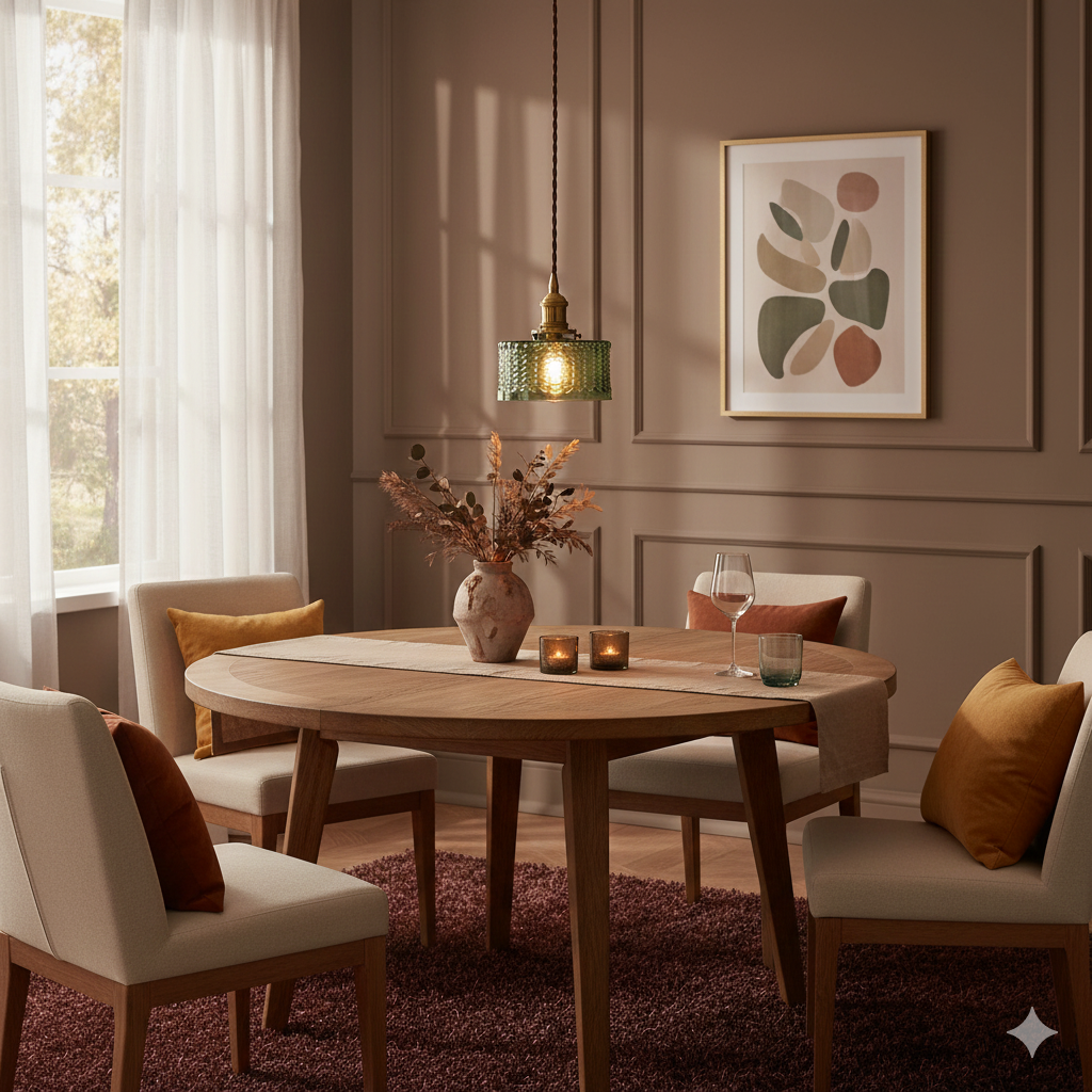 Glass Pendant Light - Brass Accents - Stylish Japanese Design - Image 3