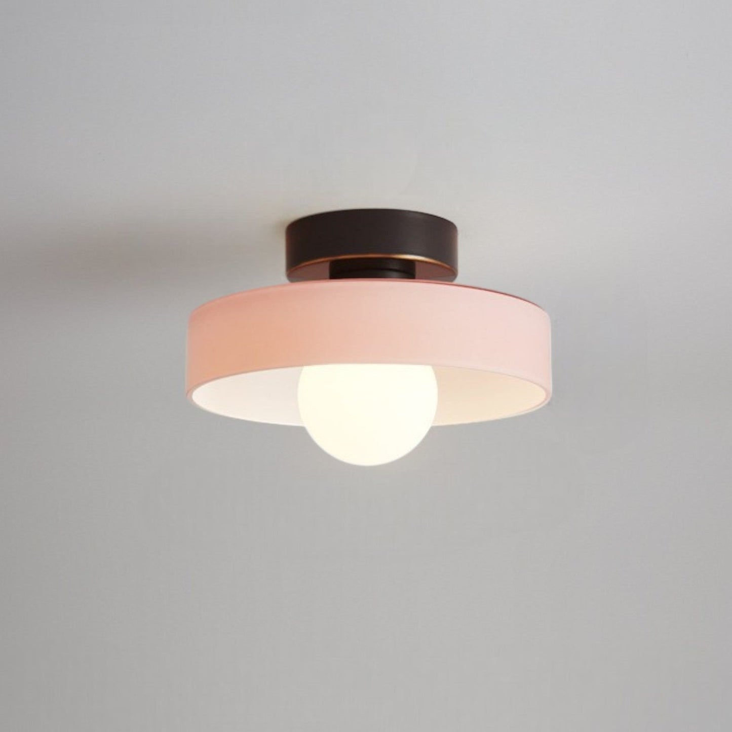 Glass Shade LED Ceiling Light - Stylish Round Fixture - Modern Home Lighting - Image 3
