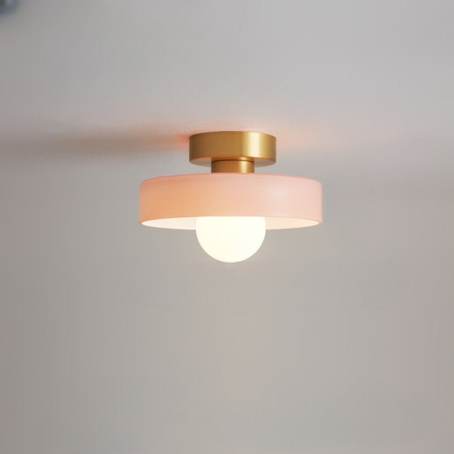 Glass Shade LED Ceiling Light - Stylish Round Fixture - Modern Home Lighting - Image 9