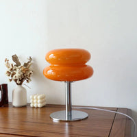 Glass Table Lamp - Italian Bauhaus Style - Dimmable LED