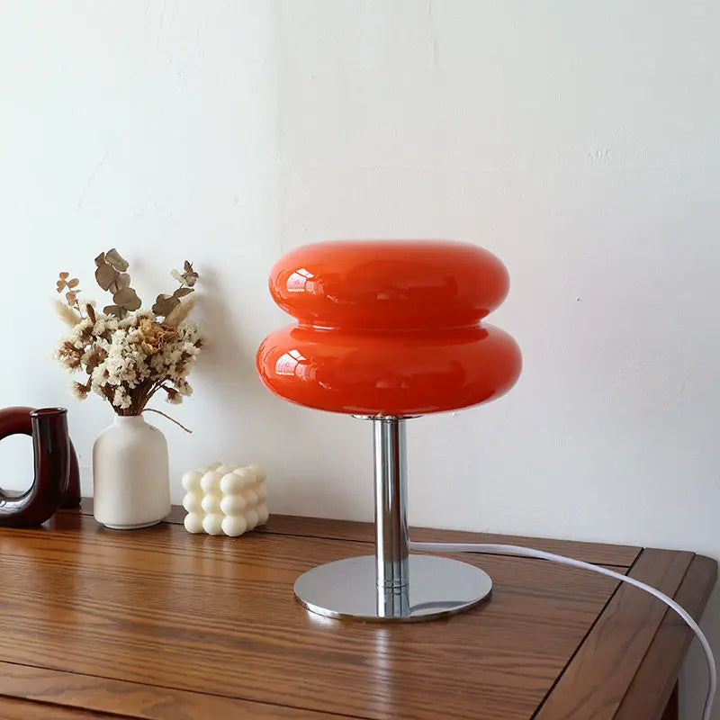 Glass Table Lamp - Italian Bauhaus Style - Dimmable LED - Image 2