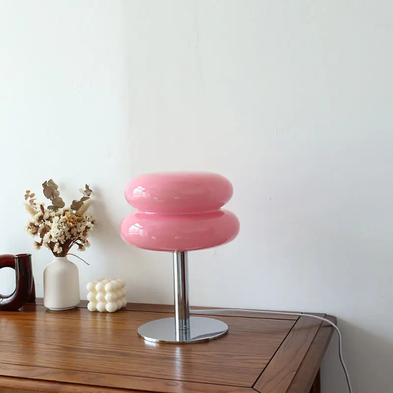 Glass Table Lamp - Italian Bauhaus Style - Dimmable LED - Image 4