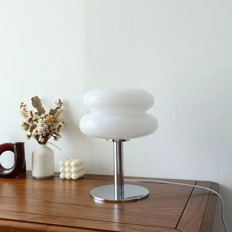 Glass Table Lamp - Italian Bauhaus Style - Dimmable LED - Image 5