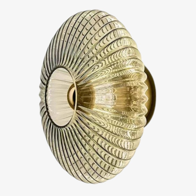 Glass Wall Lamp - Elegant Halo Lighting - Decorative Sconce - Image 2