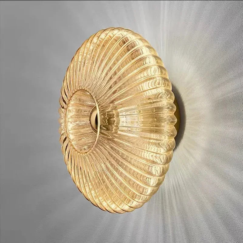 Glass Wall Lamp - Elegant Halo Lighting - Decorative Sconce - Image 3
