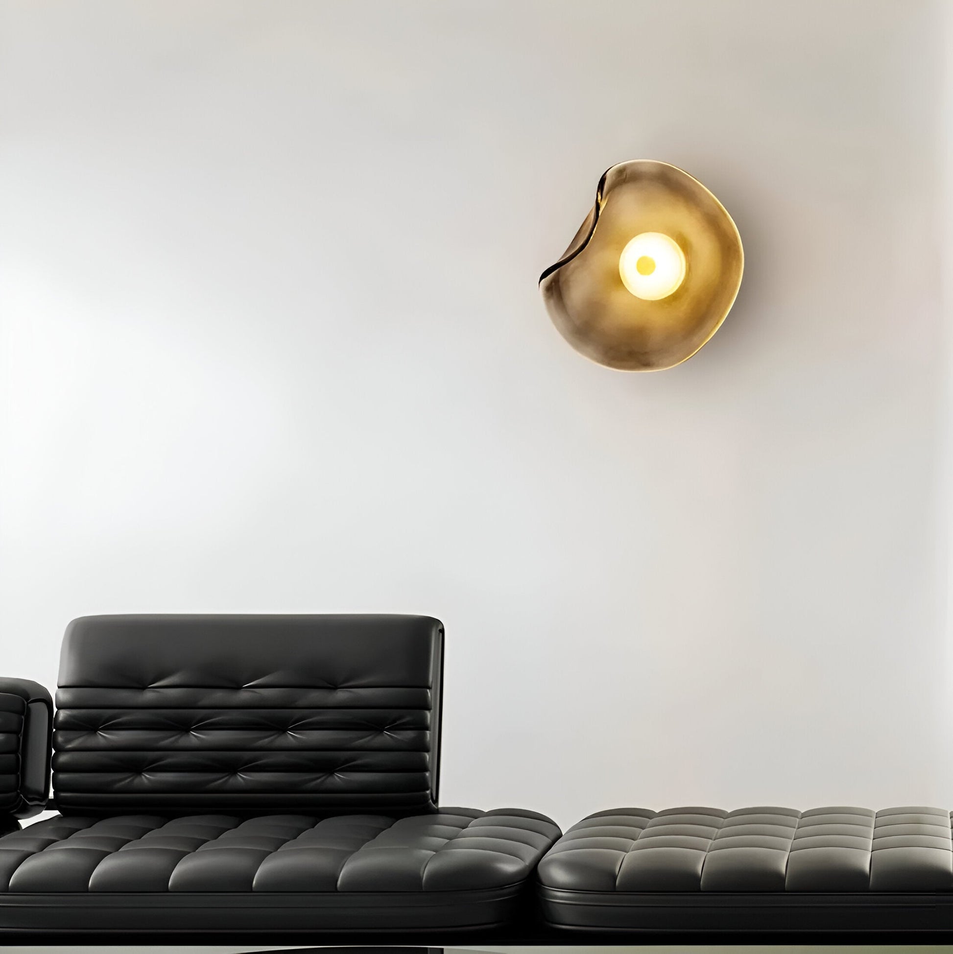Glass Wall Sconce - Japandi Style - Modern LED Wall Light - Lasson Living - Image 3
