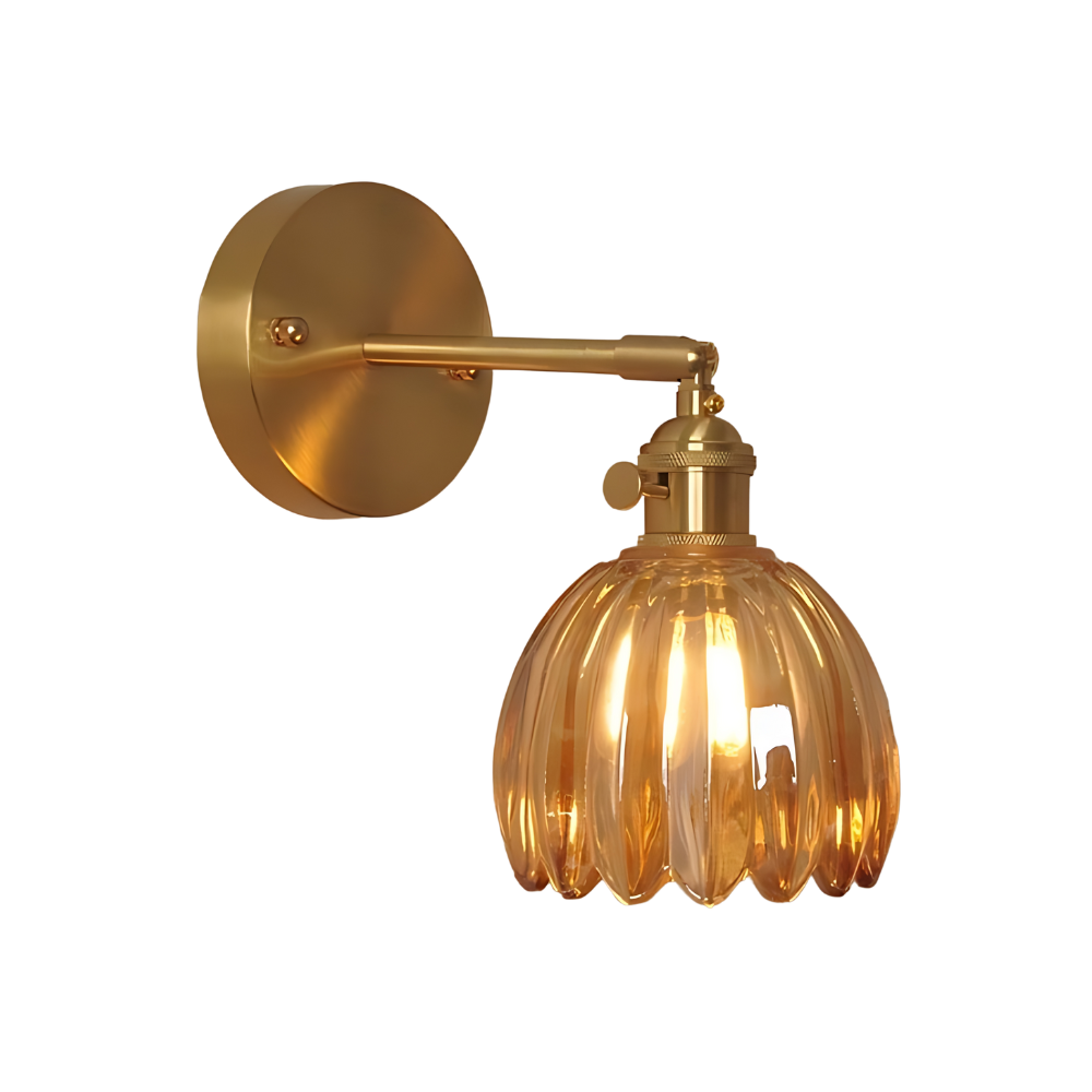 Glass Wall Sconce - Stylish Wall Lamp - Elegant Lighting Fixture - Image 1