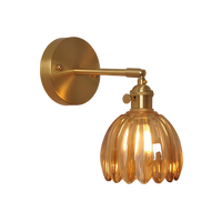 Glass Wall Sconce - Stylish Wall Lamp - Elegant Lighting Fixture