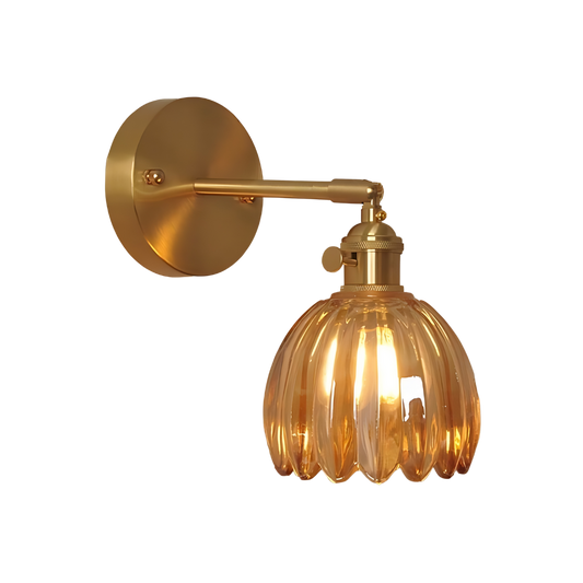 Glass Wall Sconce - Stylish Wall Lamp - Elegant Lighting Fixture - Image 1