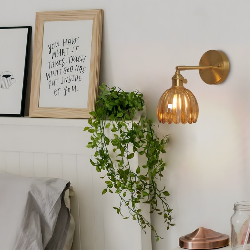 Glass Wall Sconce - Stylish Wall Lamp - Elegant Lighting Fixture - Image 3