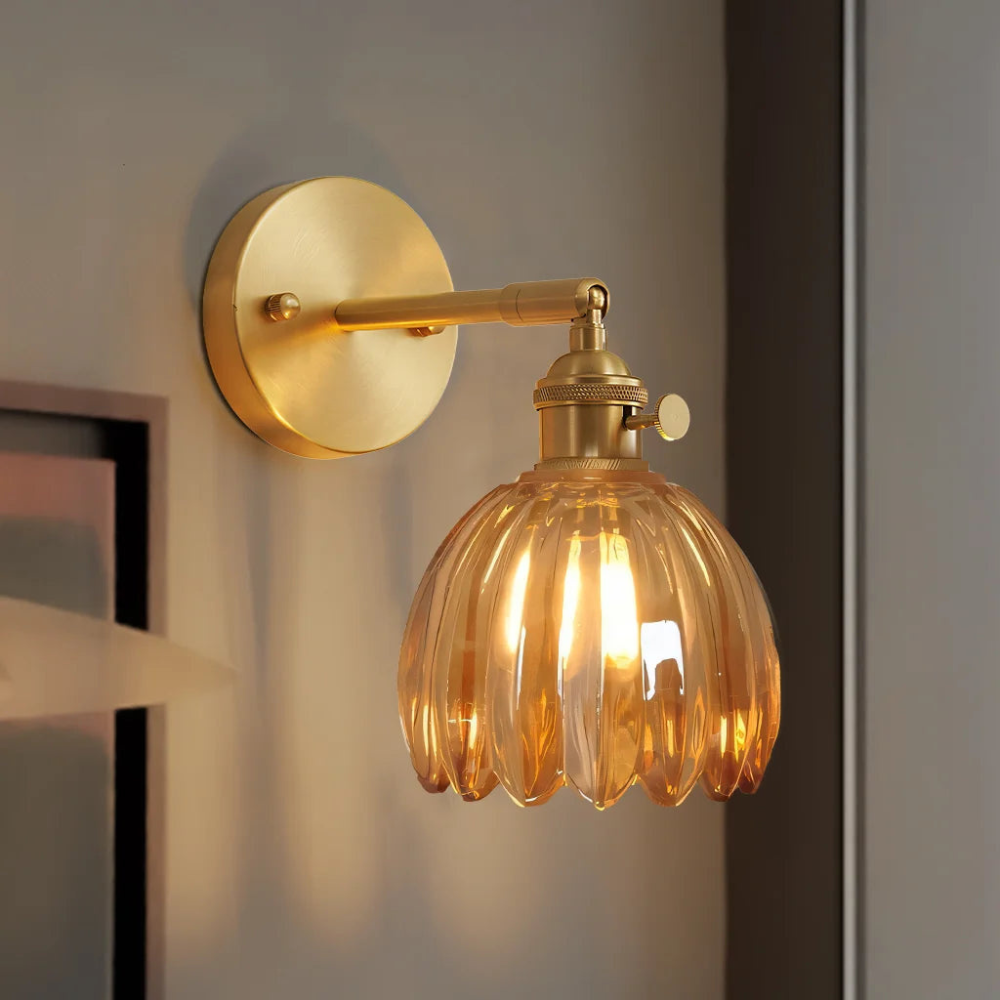 Glass Wall Sconce - Stylish Wall Lamp - Elegant Lighting Fixture - Image 5