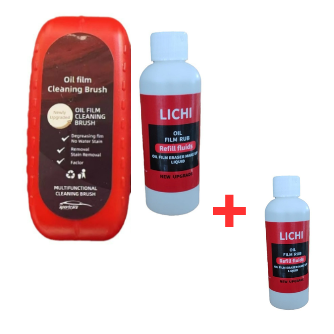 GlassCoating - Car Glass Oil Film Coating Solution and Brush