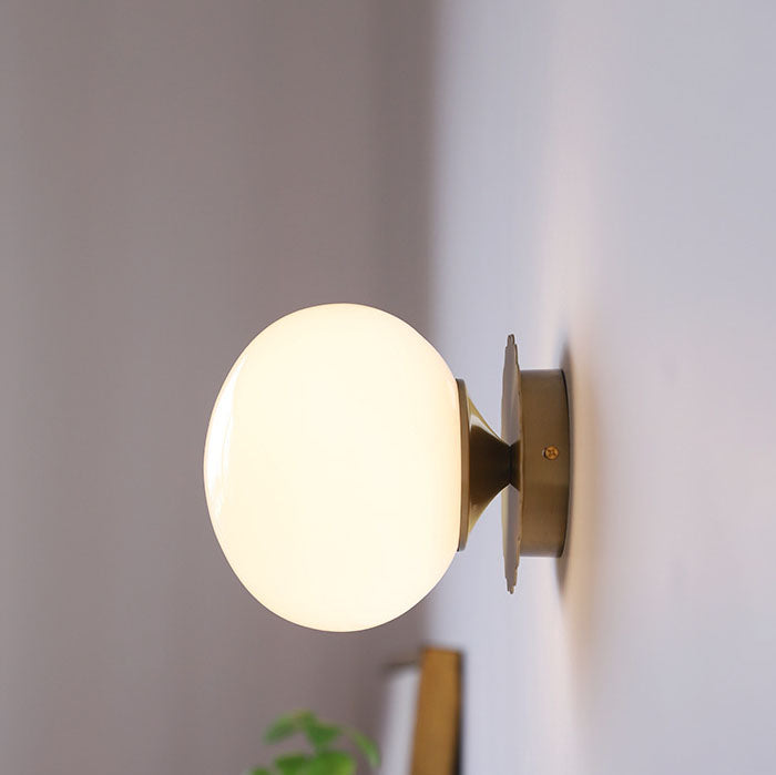 Globe Glass Wall Lamp - Modern Sconce Lighting - Minimalist Style - Image 2