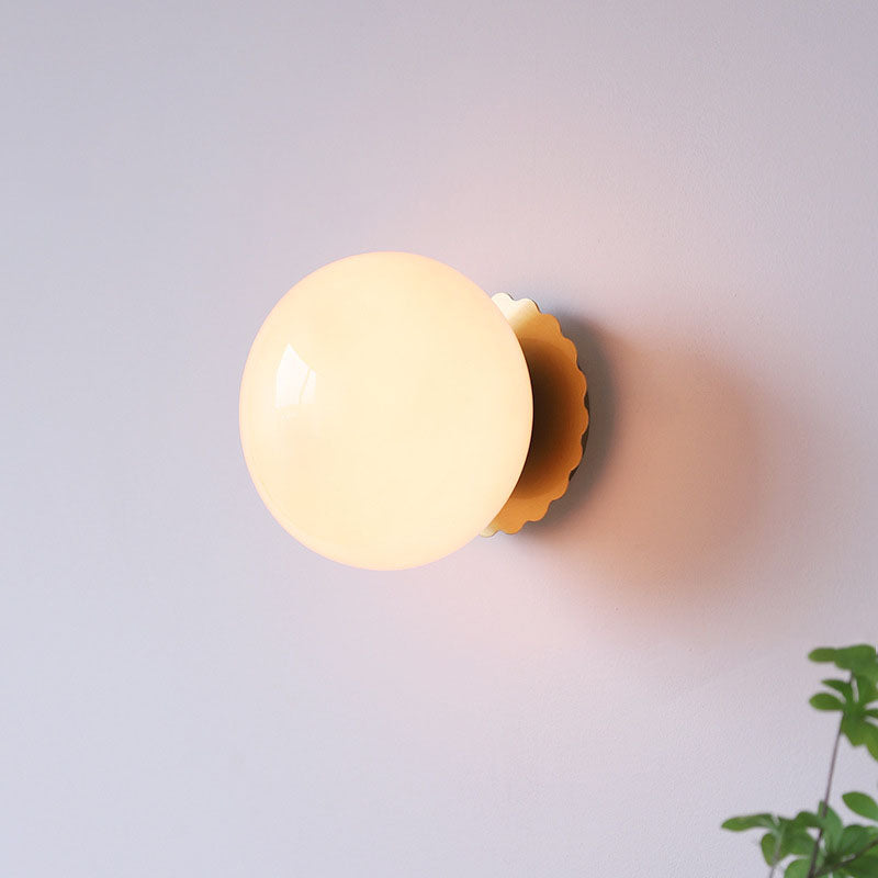 Globe Glass Wall Lamp - Modern Sconce Lighting - Minimalist Style - Image 3