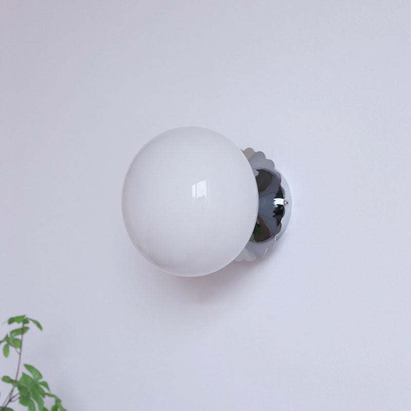 Globe Glass Wall Lamp - Modern Sconce Lighting - Minimalist Style - Image 4