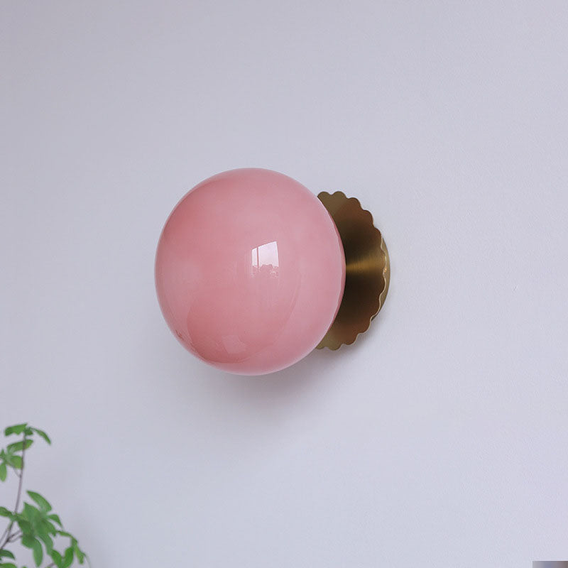 Globe Glass Wall Lamp - Modern Sconce Lighting - Minimalist Style - Image 5