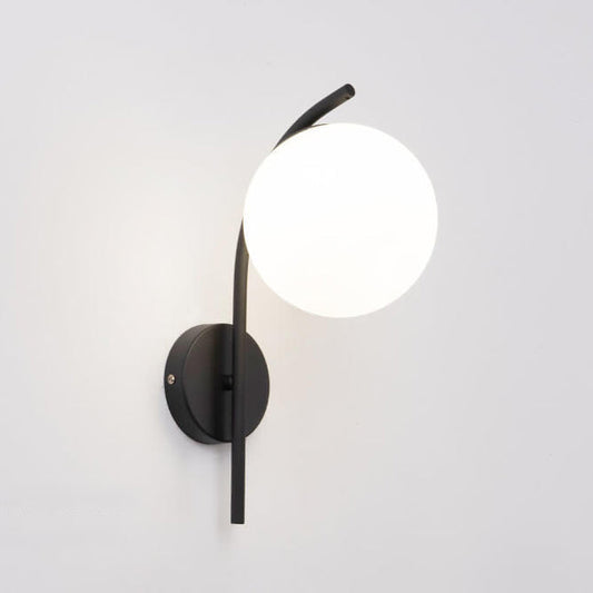 Globe Glass Wall Sconce - Modern Arc Wall Light - Stylish Nordic Design - Image 1