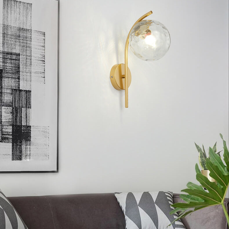 Globe Glass Wall Sconce - Modern Arc Wall Light - Stylish Nordic Design - Image 4