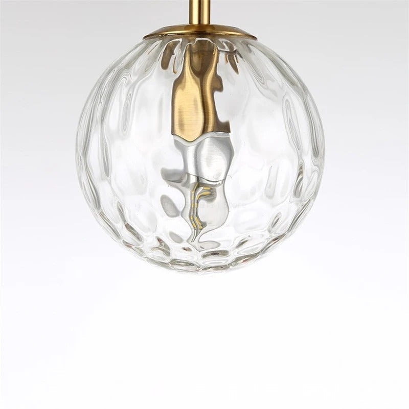 Globe Glass Wall Sconce - Modern Iron LED Wall Lamp - Nordic Style - Image 3